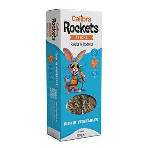 Calibra Rockets Sticks Rabbits&Rodents Vegetables 120g