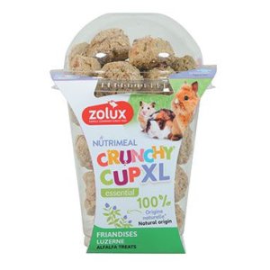 Pochúťka CRUNCHYCUP XL lucerna 190g Zolux