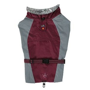 Obleček vodeodolný pre psov BIVOUAK červená 50cm Zolux