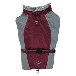Obleček vodeodolný pre psov BIVOUAK červená 55cm Zolux
