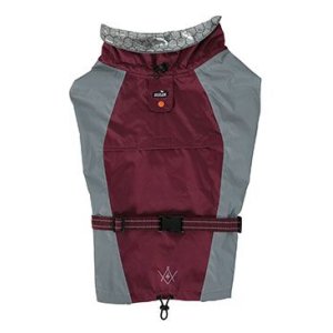 Obleček vodeodolný pre psov BIVOUAK červená 70cm Zolux