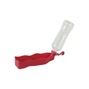 Fľaša skladacia BIVOUAK 450ml plast červená Zolux