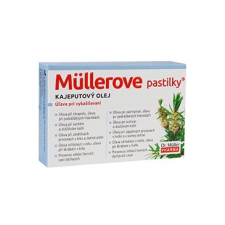 Dr.Muller Pastilky s kajeputovým olejom 24ks