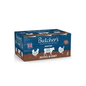 Butcher's Dog Original hovädzie/morčacie/kur. konz. 6x400g