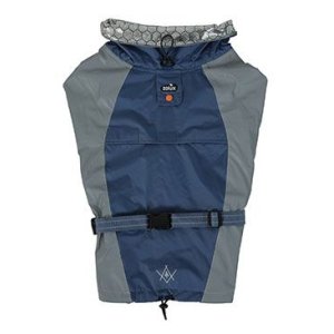 Obleček vodeodolný pre psov BIVOUAK modrá 50cm Zolux