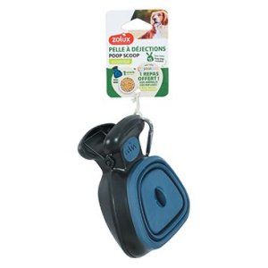 Zberačka na exkrementy s vreckami tmavo modrá YR Zolux