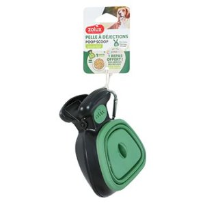 Zberačka na exkrementy s vreckami zelená YR Zolux