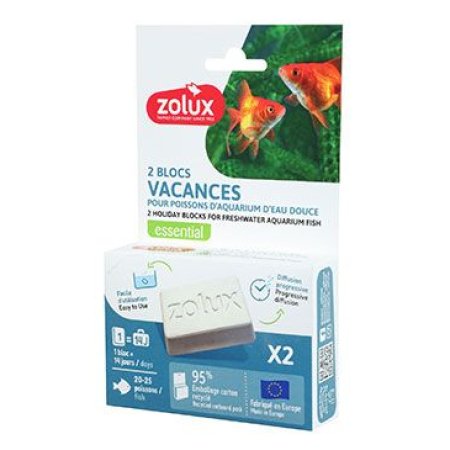 Blok kŕmny HOLIDAY pre akv.ryby 2x40g Zolux
