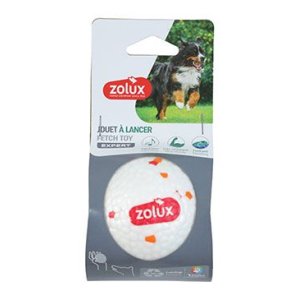 Hračka pes ETPU loptička pískacia Zolux