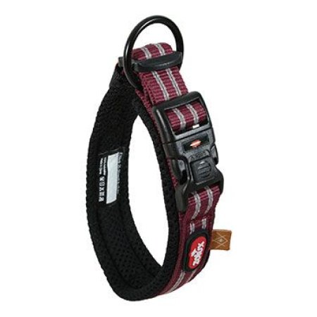 Obojok pes BIVOUAK nastaviteľný 35-45cm červená Zolux