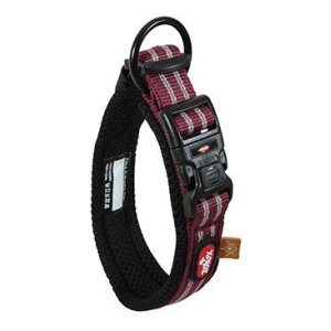 Obojok pes BIVOUAK nastaviteľný 45-55cm červená Zolux