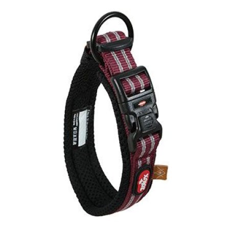 Obojok pes BIVOUAK nastaviteľný 45-55cm červená Zolux