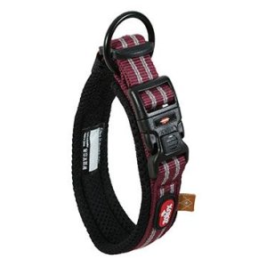 Obojok pes BIVOUAK nastaviteľný 55-65cm červená Zolux