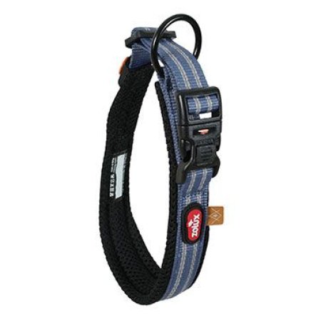 Obojok pes BIVOUAK nastaviteľný 35-45cm modrá Zolux