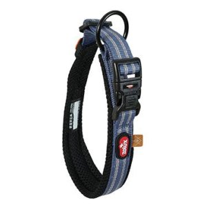 Obojok pes BIVOUAK nastaviteľný 45-55cm modrá Zolux