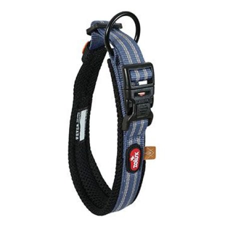 Obojok pes BIVOUAK nastaviteľný 45-55cm modrá Zolux