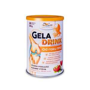 Geladrink želatinový nápoj jahoda plv 280g