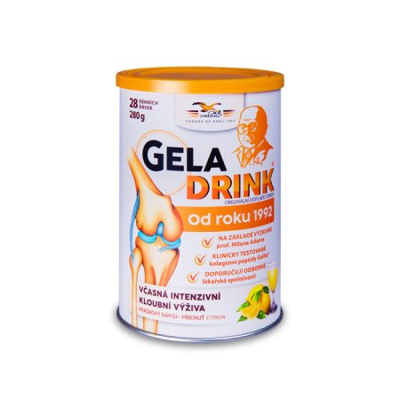 Geladrink želatinový nápoj citron plv 280g