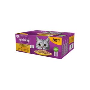 Whiskas kapsička Hydinový výber v želé 80 x 85 g