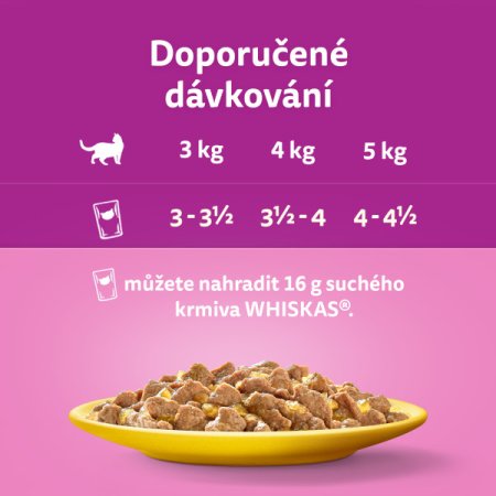 Whiskas kapsička Hydinový výber v želé 80 x 85 g