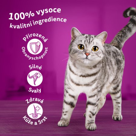 Whiskas kapsička Hydinový výber v želé 80 x 85 g
