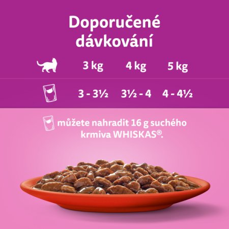 Whiskas kapsička Klasický výber v šťave 80 x 85 g