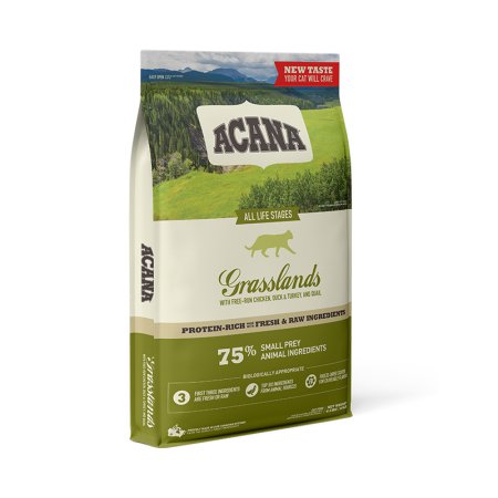 Acana Grasslands Cat Grain Free 4,5 kg (POŠKODENÝ OBAL, váha 4 kg)