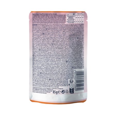 Happy Cat Vrecko Kitten & Junior Land-Ente 85 g