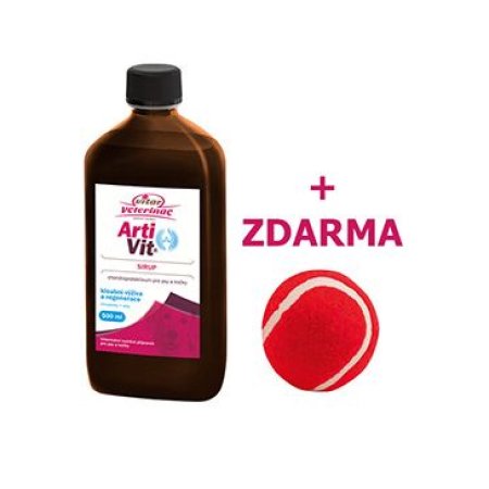 VITAR Veterinae Artivit Sirup 500 ml + Aportovacia loptička pre psov ZADARMO