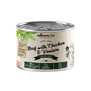 Chicopee Cat konz. Gourmet Pot Poultry&Venison 195g