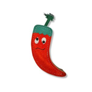 PafDog Red hot chilli paprička z kože a juty 22cm