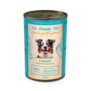 Fitmin NP konzerva s krůtím pro psy 400 g