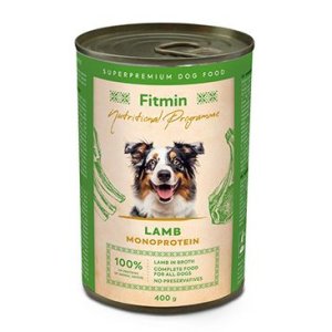 Fitmin NP konzerva s jahňacím pre psov 400 g