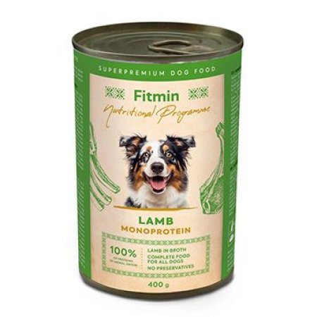 Fitmin NP konzerva s jahňacím pre psov 400 g