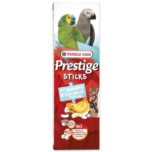 Tyčinky Versele-Laga Prestige papagáj s banánom a kokosovou polevou 140g 2ks