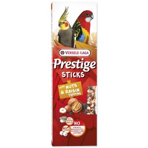 Tyčinky Versele-Laga Prestige veľký papagáj s orechmi a hrozienkovou polevou 140g 2ks