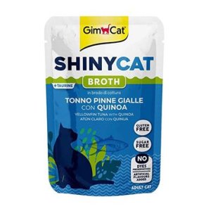 Gimcat ShinyCat vrecko tuniak žlt.s quinoa vo vývare70g