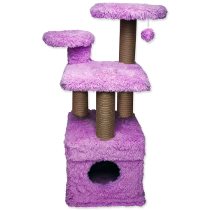 Škrabadlo/Odpočívadlo Magic Cat Amsterdam fialové 100x52x67cm