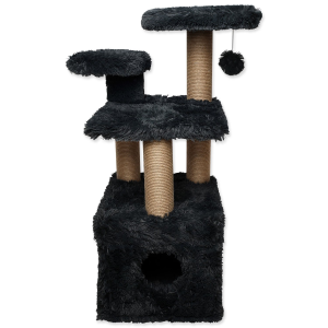 Škrabadlo/Odpočívadlo Magic Cat Amsterdam čierne 100x52x67cm