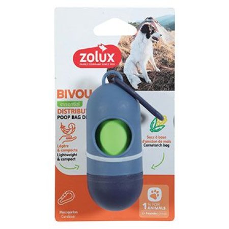 Zásobník vreciek na exkrementy BIVOUAK modrá Zolux