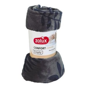 Pelech deka COCOON 100x75cm antracit se vzorem Zolux