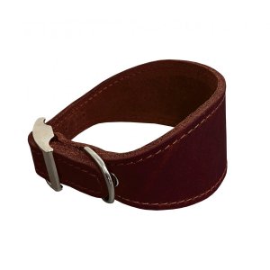 PROFIZOO Obojok VIPET koža (40 mm x 35 cm) hnedá