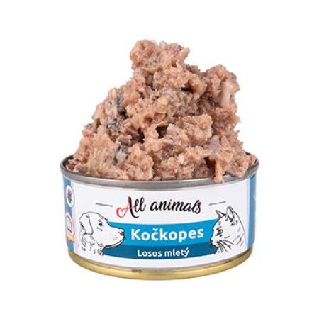 All Animals kočkopes Losos mletý 90g