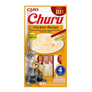 Churu Cat Senior 10+ Chicken Recipe 4x14g