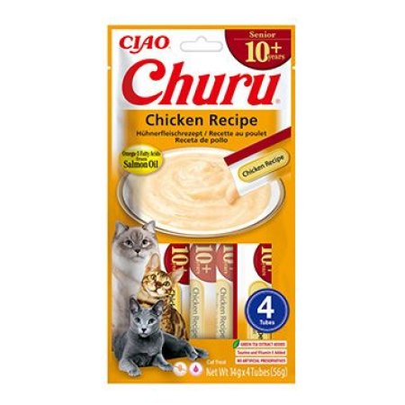 Churu Cat Senior 10+ Chicken Recipe 4x14g