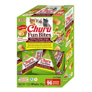 Churu Cat BOX Fun Bites Chicken wraps Chick&Pumpk8x12g