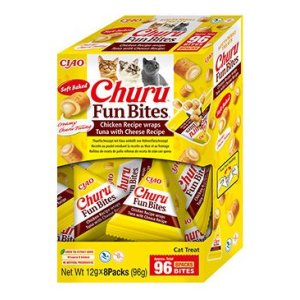 Churu Cat BOX Fun Bites Chicken wraps Tuna&Cheese8x12g