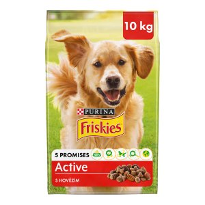 Friskies Active s hovädzím 10 kg
