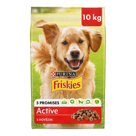 Friskies Active s hovězím 10 kg