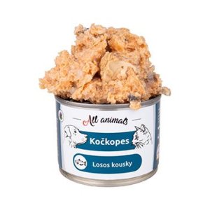 All Animals kočkopes Losos kúsky 200g